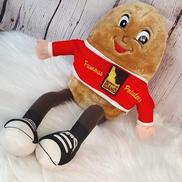Vintage 90s Idaho Potato Buddy Famous Idaho Potato Spud Plush Stuffed Animal 18" - Picture 14 of 16